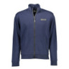 PLEIN SPORT MEN'S BLUE SWEATSHIRT WITH ZIP