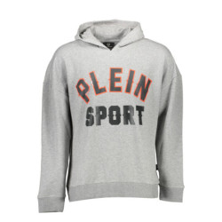 PLEIN SPORT SWEATSHIRT WITHOUT ZIP MAN GRAY