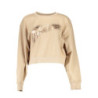 GUESS JEANS SWEAT-SHIRT SANS ZIP FEMME BEIGE