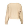 GUESS JEANS SWEAT-SHIRT SANS ZIP FEMME BEIGE