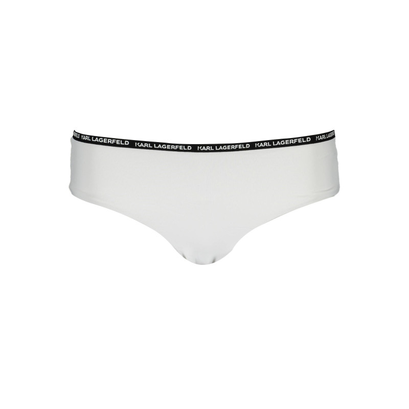 KARL LAGERFELD MAILLOT DE BAIN PARTIE SOUS FEMME BLANCHE
