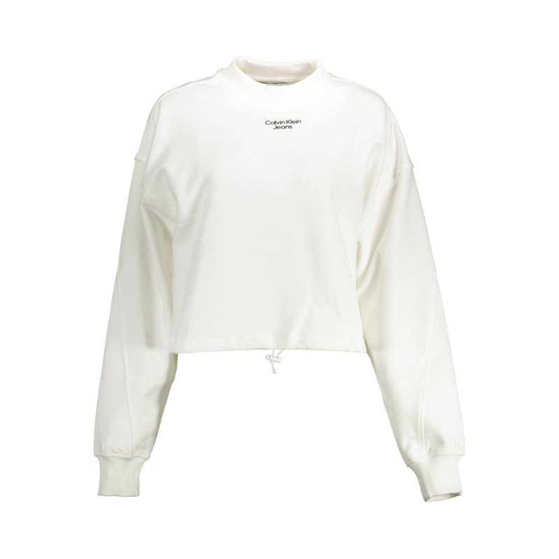 CALVIN KLEIN SWEAT SANS ZIP FEMME BLANC