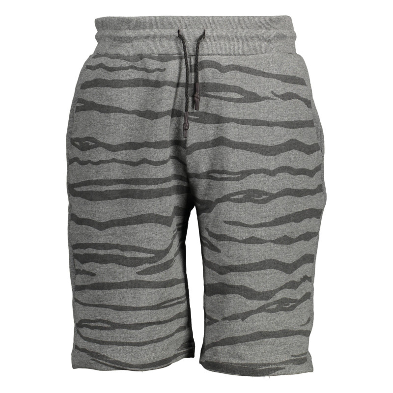 PANTALON BERMUDA HOMME CAVALLI CLASS GRIS