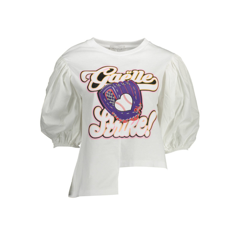 GAELLE PARIS T-SHIRT MANCHES 3/4 FEMME BLANC