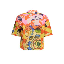 DESIGUAL CHEMISE MANCHES COURTES JAUNE FEMME