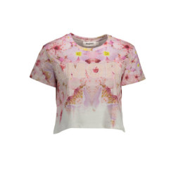 DESIGUAL WOMEN'S SHORT SLEEVE T-SHIRT PINK