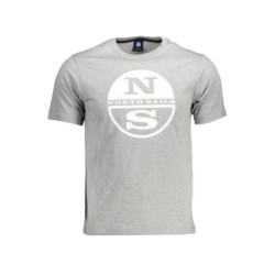 NORTH SAILS T-SHIRT MANCHES COURTES HOMME GRIS