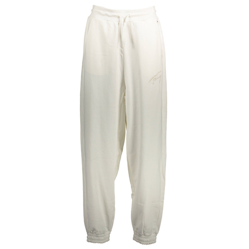 TOMMY HILFIGER WOMEN'S WHITE TROUSERS