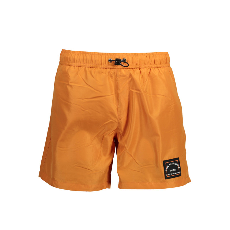 KARL LAGERFELD BEACHWEAR PIÈCES DE MAILLOT DE BAIN SOUS HOMME ORANGE