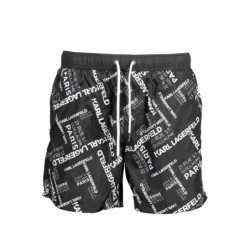 MAILLOT DE BAIN KARL LAGERFELD BEACHWEAR PARTS UNDER HOMME NOIR