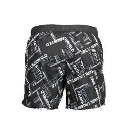 MAILLOT DE BAIN KARL LAGERFELD BEACHWEAR PARTS UNDER HOMME NOIR