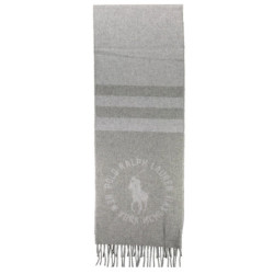 RALPH LAUREN GRAY MEN'S SCARF
