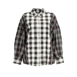 DESIGUAL CHEMISE À MANCHES LONGUES FEMME NOIR