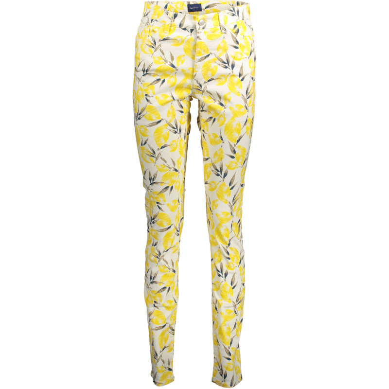GANT WOMEN'S WHITE TROUSERS