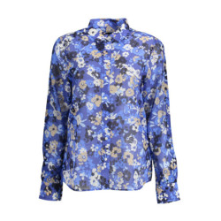 GANT CHEMISE MANCHES LONGUES FEMME BLEU