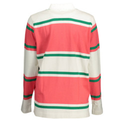 GANT WOMEN'S PINK LONG SLEEVE POLO SHIRT