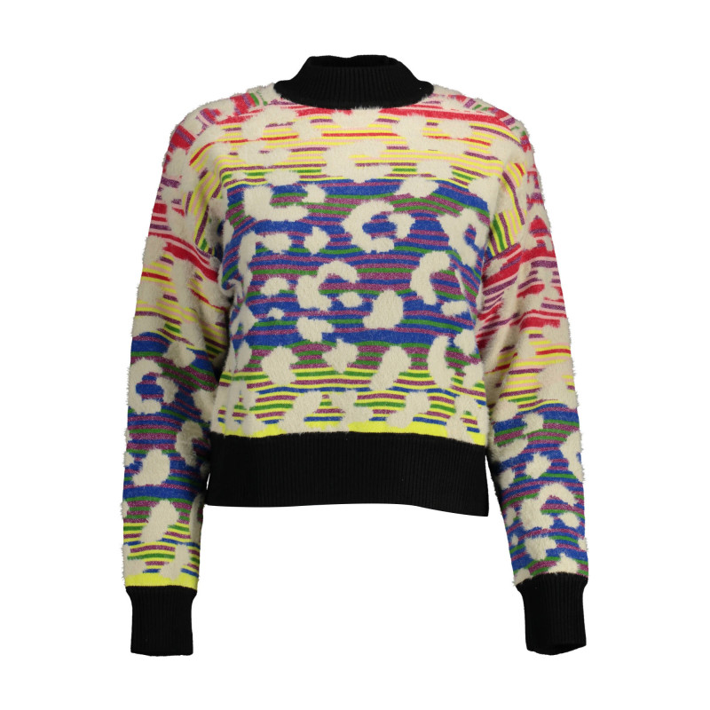 PULL FEMME DESIGUAL BLEU
