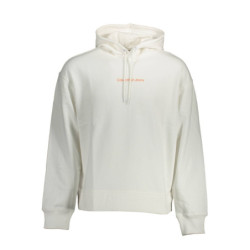 CALVIN KLEIN SWEAT SANS ZIP HOMME BLANC