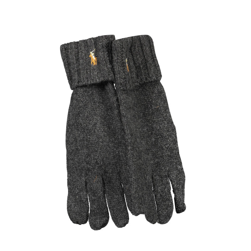 RALPH LAUREN MEN'S GRAY GLOVES