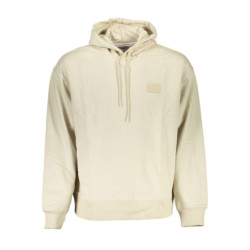 CALVIN KLEIN SWEAT SANS ZIP HOMME BEIGE
