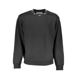 CALVIN KLEIN SWEAT SANS ZIP NOIR HOMME