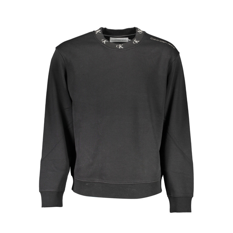 CALVIN KLEIN SWEAT SANS ZIP NOIR HOMME