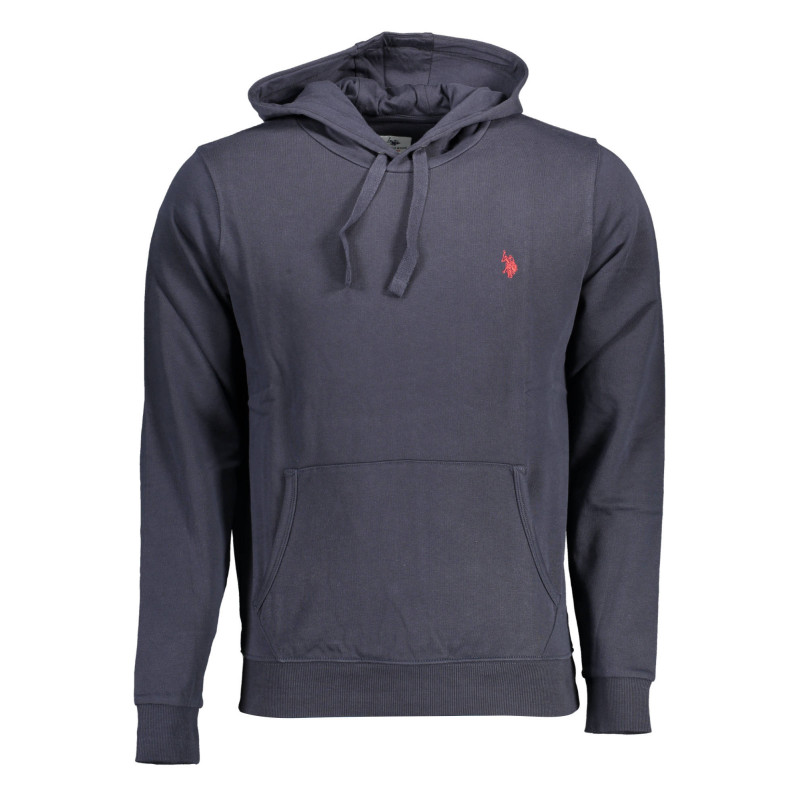 SWEAT-SHIRT US POLO SANS ZIP BLEU HOMME