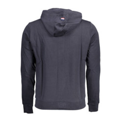 SWEAT-SHIRT POLO US AVEC ZIP BLEU HOMME