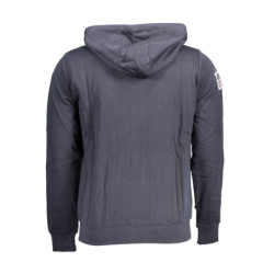 SWEAT-SHIRT POLO US AVEC ZIP BLEU HOMME
