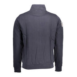 SWEAT-SHIRT POLO US AVEC ZIP BLEU HOMME