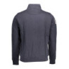 SWEAT-SHIRT POLO US AVEC ZIP BLEU HOMME