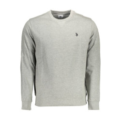 SWEAT-SHIRT US POLO SANS ZIP GRIS HOMME
