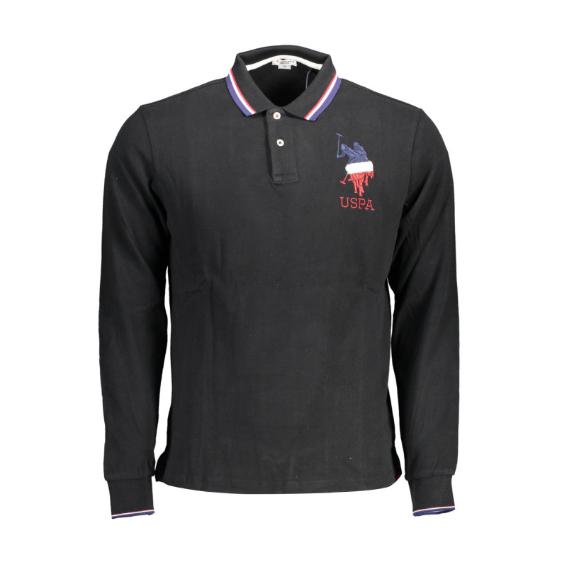 POLO US MANCHES LONGUES HOMME NOIR