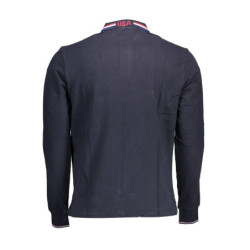 POLO MANCHES LONGUES HOMME US POLO BLEU