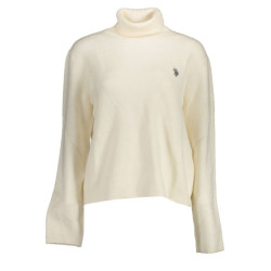 US WHITE WOMEN'S POLO SWEATER