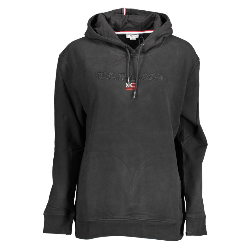 SWEAT POLO US NOIR SANS ZIP