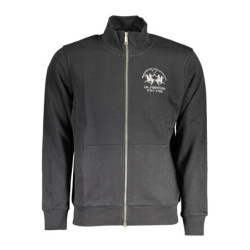 SWEAT-SHIRT HOMME ZIPPÉ NOIR LA MARTINA