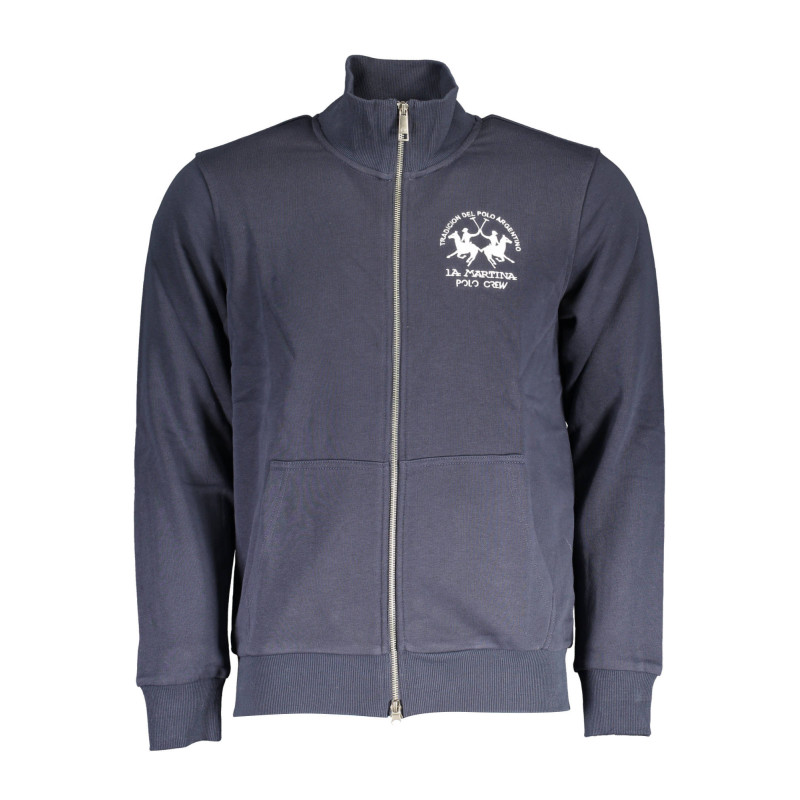 SWEAT-SHIRT ZIPPÉ HOMME LA MARTINA BLEU