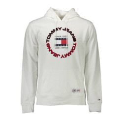 SWEAT-SHIRT BLANC SANS ZIP TOMMY HILFIGER HOMME