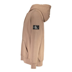 CALVIN KLEIN SWEATSHIRT WITHOUT ZIP MAN BROWN