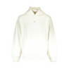 CALVIN KLEIN WHITE MEN'S SWEATSHIRT WITHOUT ZIP