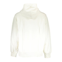 CALVIN KLEIN WHITE MEN'S SWEATSHIRT WITHOUT ZIP