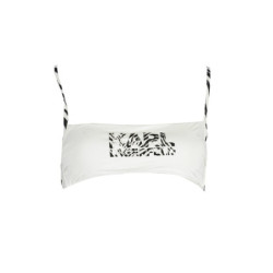 KARL LAGERFELD BEACHWEAR HAUT DE MAILLOT DE BAIN FEMME BLANC
