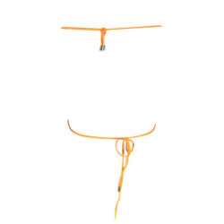 KARL LAGERFELD BEACHWEAR TOP COSTUME FEMME ORANGE