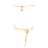 KARL LAGERFELD BEACHWEAR TOP COSTUME FEMME ORANGE