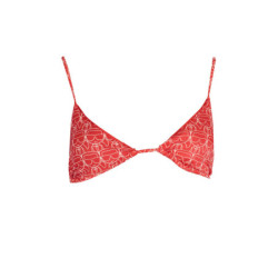 KARL LAGERFELD BEACHWEAR TOP COSTUME FEMME ROUGE