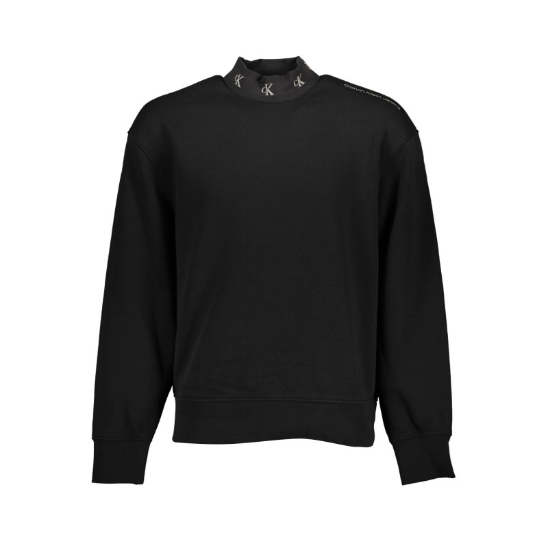 CALVIN KLEIN SWEAT SANS ZIP NOIR HOMME