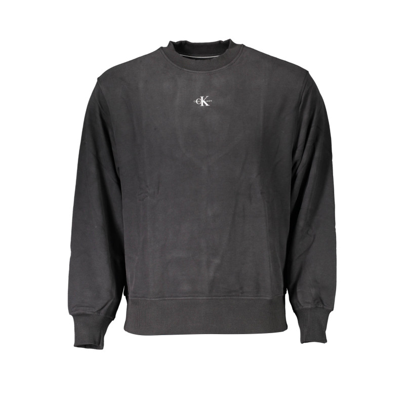 CALVIN KLEIN SWEAT SANS ZIP NOIR HOMME