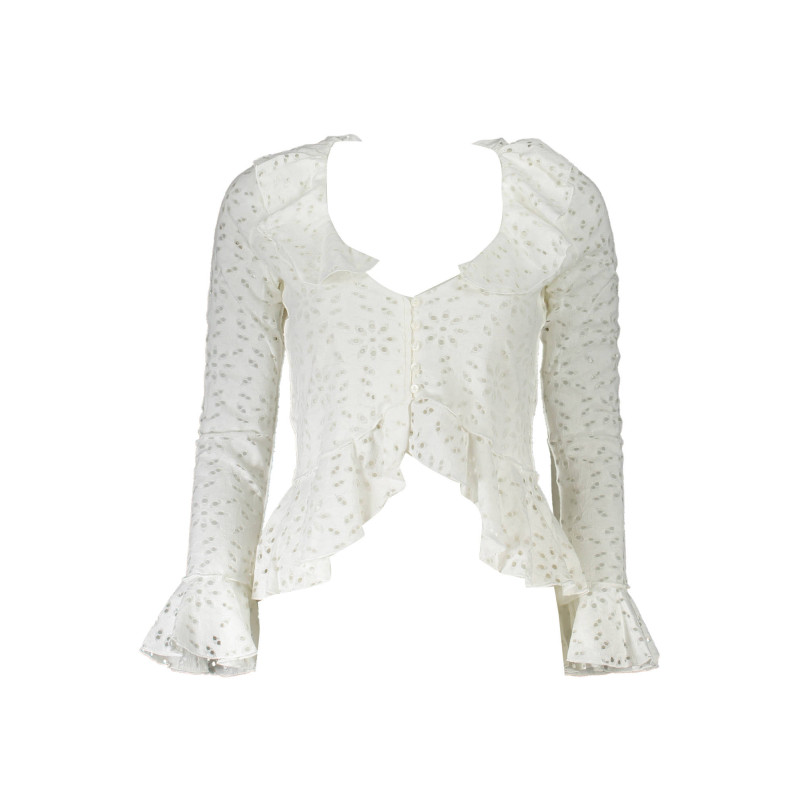 DESIGUAL CHEMISE MANCHES LONGUES FEMME BLANC