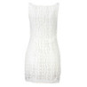 ROBE COURTE FEMME DESIGUAL BLANCHE